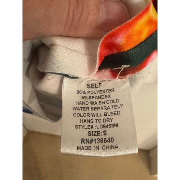 L’atiste by Amy | Waterprint Floral Dress – Size Small – NWT - Picture 5 of 6